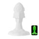 thumbnail image 1 of 4 piezas de postes de tienda de campaña, barra de toldo, cubierta de protección anti-trueno, sombrero (blanco), 1 of 4