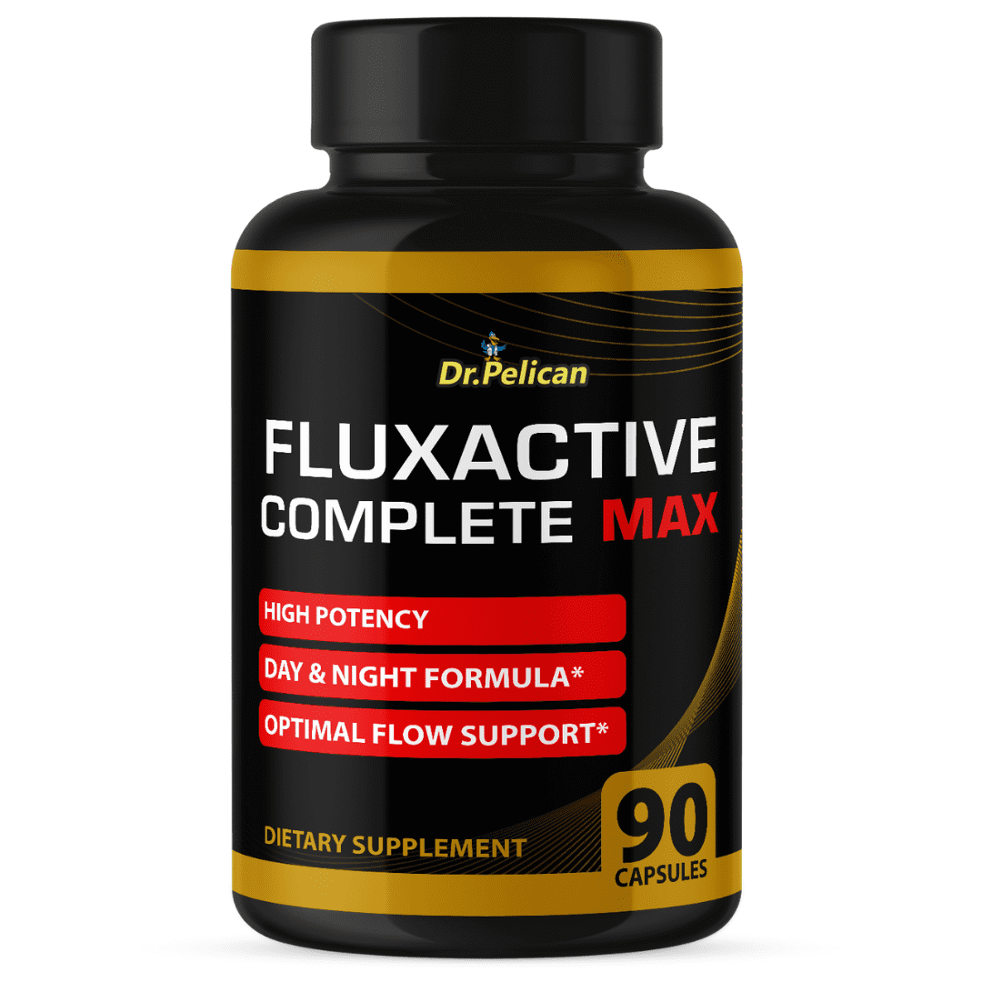 Fluxactive Complete MAX- Male Virility/ Energy/ Workout- 90 Capsules- Dr. Pelican