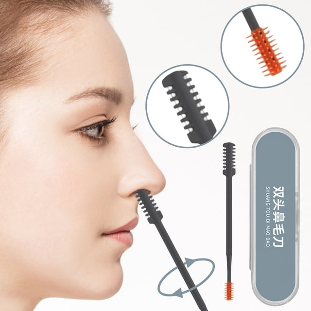 ERK Stainless Steel Nose Hair Trimmer With 360° Rotating System And Precise Grooming For And Portable And Easy To Clean