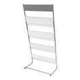 thumbnail image 5 of 4 Tiers Magazine Rack Display Organizer Stand Freestanding Shelf Max 15kG, 5 of 33