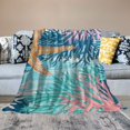 thumbnail image 2 of Orinice Starfish Coral Ocean Warm Lightweight Blanket Soft Fleece Blankets All Seasons Decor Gift Blanket 50x60in, 2 of 6