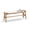 Oak+White, variant on PORKISS Indoor Bench, End of Bed Bench, Wood Dining Bench, Entryway Bench with Solid Wood Legs for Bedroom, Kitchen & Living Room, Black-39.37"L