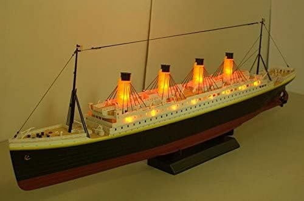 Radio Control RC Sea Jumbo Cruise Ship Remote Control Large 3D Titanic Ship Boat with Light