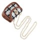 thumbnail image 4 of Cow Pattern Cross-Body Bag 1Pcs Brown PU for Storage with Adorable Cow Pattern, 4 of 4
