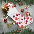 thumbnail image 6 of Coolnut Strawberry Christmas Stocking Personalized Large Candy Stocking, Xmas Stockings Decoration Hanging Gift for Family Holiday Party Ornaments Decor Fireplace, 6 of 7