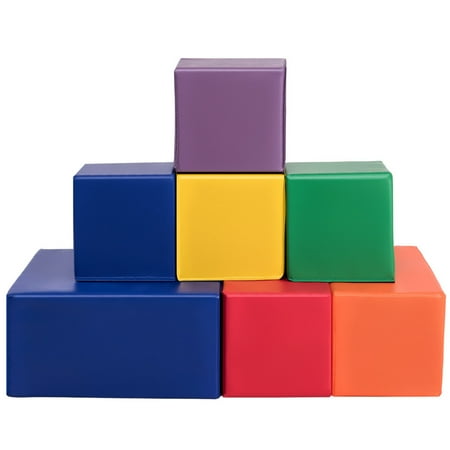 blocks building foam soft play pu colorful piece gymax