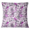 thumbnail image 5 of S4Sassy Purple 2 Pcs Square Cotton Poplin Floral Print Cushion Cover Home Decor-24 x 24 Inches, 5 of 5