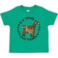thumbnail image 3 of Inktastic Future Goat Farmer with Cute Goats and Hoof Prints Boys or Girls Toddler T-Shirt, 3 of 5