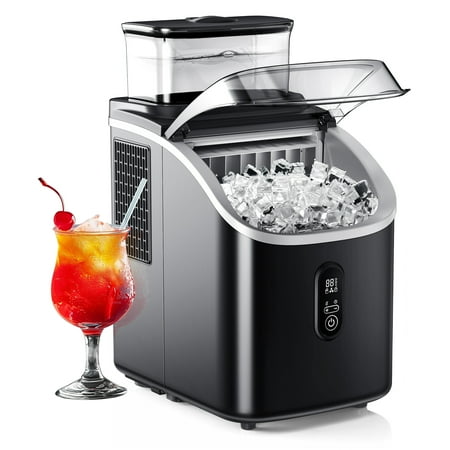 EUHOMY 34.5 Lbs Cube Countertop Ice Maker with External Water Tank, 16Pcs /13 Mins, Auto-Cleaning