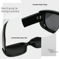 thumbnail image 6 of TINHAO 2 Pairs Sunglasses for Women Men Trendy Retro Rectangle Sunglasses with Polarized UV 400 Protection Party Sunglasses, 6 of 7