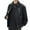 Black Jacket for Men, variant on Mrmaere Men's Collared Oversized Jacket Multi-Zipper Stylish Casual Outerwear for Daily & Streetwear Black L