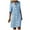 Blue, variant on WELOIJEVBE Button Down Beach Cover Up For Women Swimsuit Coverups 2025 Beach Dress Shirt Bathing Suit