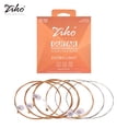 thumbnail image 1 of Cadena ZIKO DP-010 Cuerdas de guitarra acústica extra ligera Hexágono Alambre de aleación Fósforo Bronce Herida Resistente a la corrosión Conjunto de 6 cuerdas Ziko Cadena, 1 of 6