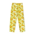 thumbnail image 3 of Lsque Bananas On A Striped Print Men's Pajama Pants, Lounge Pant - Comfortable Home Wear,Elastic Waistband, Stylish Design-Small, 3 of 9