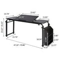 thumbnail image 2 of Laptop Table Laptop Stand for Couch Adjustable Height Over Bed Table Rolling Table Desk, 2 of 12