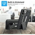 thumbnail image 3 of for Apple iPhone 12&12 Pro Slim Heavy Duty Combo Holster Shell With Swivel Belt Clip Kickstand Rugged Phone Cover For iPhone 12 Pro 6.1 Inch, 3 of 8