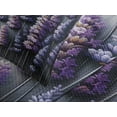 thumbnail image 2 of Ambesonne Lavender Quilted Bedspread Set 3 Pcs, Rustic Farm Purple Flowers, Queen Size, Dark Indigo Pale Mustard, 2 of 4