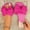 Hot Pink, variant on Womens Sandals Red,Sandals Women Comfortable,Flat Heel,Open Toe,Slip-On,Bow,9
