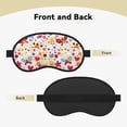 thumbnail image 2 of Salouo Cute Butterfly Flowers Pattern Eye Masks, 1-Pack Sleep Mask Eye Cover Washable Sleeping Eyeshade Block Sleep Shade Cover Light Reduces Traveling Gifts, 2 of 7