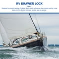 thumbnail image 3 of KAKOWELY Caravan Push Lock 1 Set RV Button Lock Keyless RV Cupboard Drawer Cabinet Push Lock Latch Knob1.97"X1.97"X1.57", 3 of 5