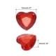 thumbnail image 2 of Uxcell 40Pcs Strass en Forma de Corazón de Acrílico 0.47" Stickers de Gemas Rojo Profundo, 2 of 7