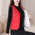 thumbnail image 3 of TaTaai Womens Lightweight Quilted Vest Long Sleeve Solid Color Thermal Slim Fit Puffer Vest for Winter Warmth Layering 1-Pack Gift, 3 of 6