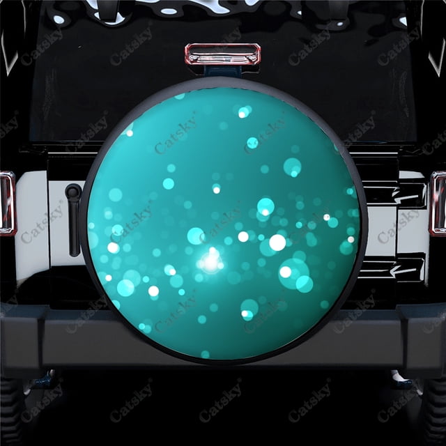 Abstract - Colors Print Spare Tire Cover Waterproof Tire Wheel Protector for Car Truck SUV Camper Trailer Rv 14"-17"