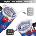 thumbnail image 5 of 40oz July 4th Handle Cup 🇺🇸,Stars & Stripes Stainless Steel Tumbler-Hand Wash Only, 5 of 7