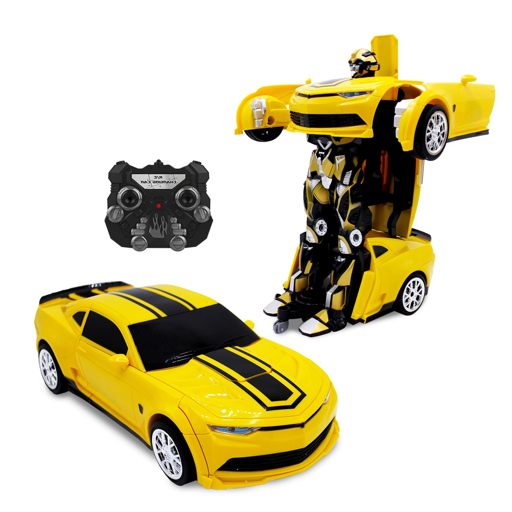 Blue Hat Toys Boy's Transforming Robot Radio Controlled Car Yellow 