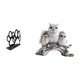 thumbnail image 1 of Servilletero con forma de de perro y búho, decoración única con animales para el hogar, la oficina o la mesa. Elegante dispensador de p, 1 of 8