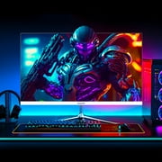 Gawfolk 24.5 200Hz Gaming Monitor FHD 1080P, IPS,Sleek White Design with Built-in Speakers