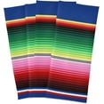 thumbnail image 2 of Coolnut Kitchen Dish Towels Mexican Serape Blanket Stripes Soft Tea Towel Set of 4 Absorbent Dishcloths Hand Towels for Dish Clean Cloth 28" x 18" Washcloth Gift, 2 of 5