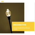 thumbnail image 4 of Miniature Yard Lamps Garden Light Sand Table Scene Black Abs Material for 5Pcs, 4 of 4