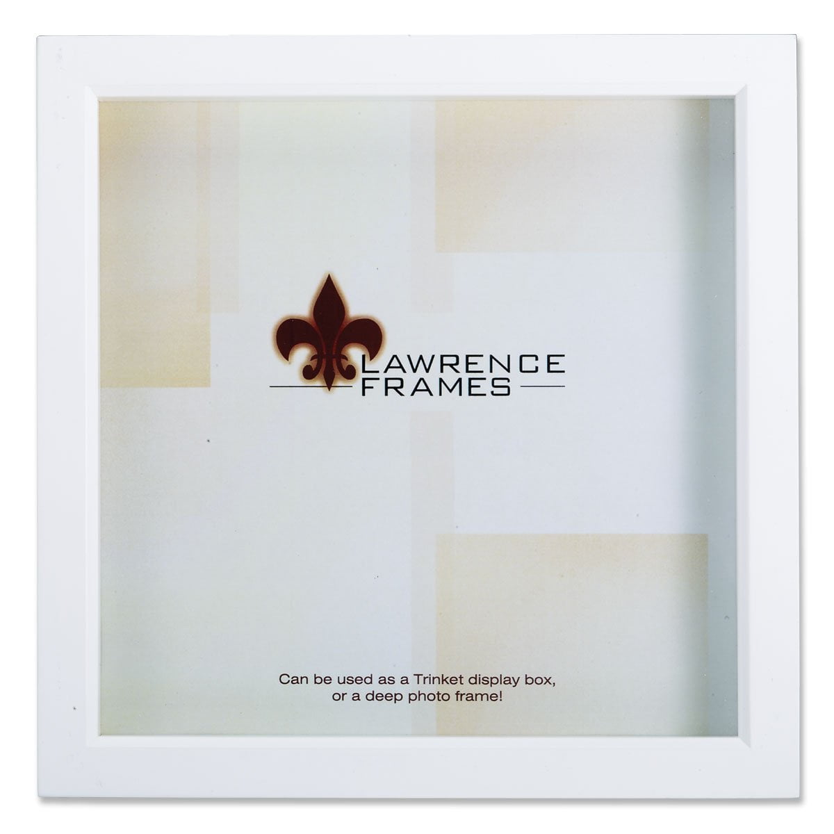 Lawrence Frames 795210 White Wood Treasure Box Shadow Box Picture Frame 10 By 10 Inch Walmart Com Walmart Com