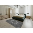 thumbnail image 5 of Ahgly Company Machine Washable Indoor Rectangle Transitional Gray Area Rugs, 2' x 3', 5 of 7