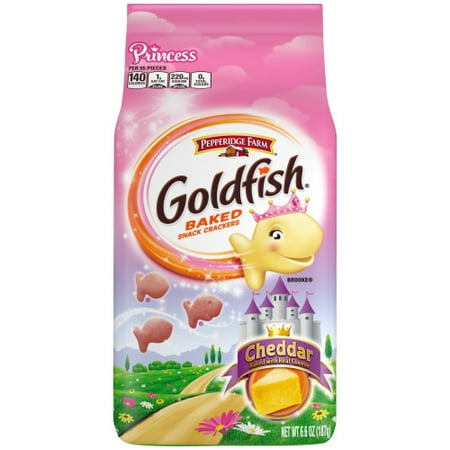 UPC 014100044819 product image for Pepperidge Farm Goldfish Princess Cheddar Crackers, 6.6 oz. Bag | upcitemdb.com