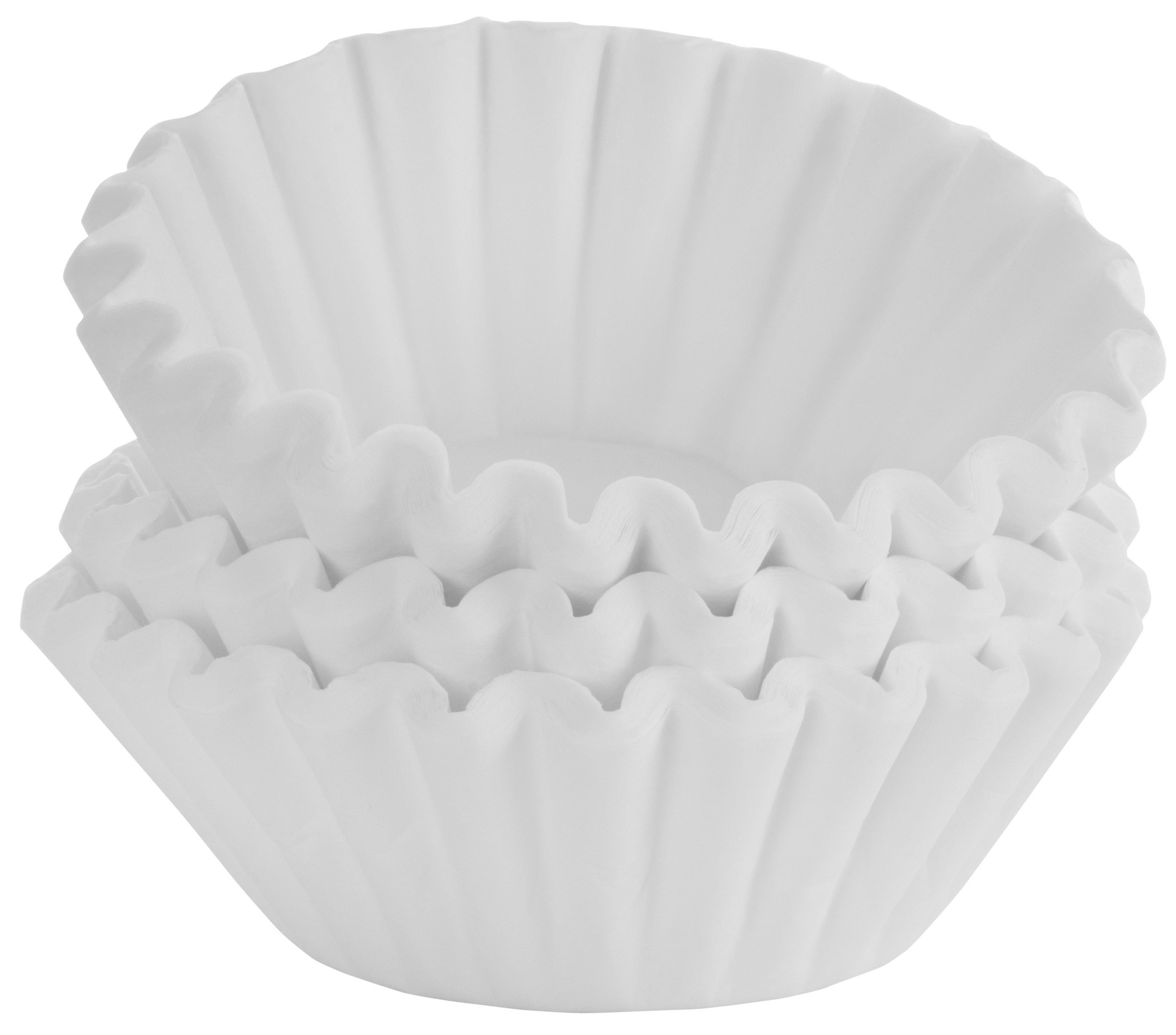 Tupkee Coffee Filters 8-12 Cups - 300 Count, Basket Style, White Paper, Chlorine Free Coffee Filter, Made in The USA