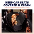 thumbnail image 3 of Active Pets Funda premium para asiento de coche para perros para camiones, sedanes y SUV - Protección impermeable para el asiento trasero para viajes de perros - Puppy Essentials, 3 of 5