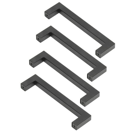 

Kitchen Cupboard Pulls Decorative Durable Gift Cabinet Handles Stainless Steel With Screws For Desk Drawers 12x12x96mm