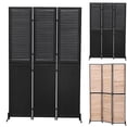 thumbnail image 5 of 3 Panel Room Divider, Folding Privacy Screen, 5.9FT Heavy Duty Partition Wall Dividers Room Separator with Metal Frame, Freestanding Louvered Divider Screen for Home Office Restaurant Bedroom, 5 of 5