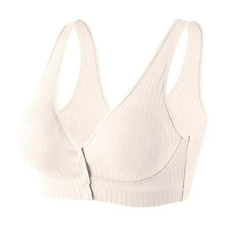 kamemir No Underwire Bras for Women Bras for Women - Womens Bras  Compression Bra  Wirefree Bra  Stretchable Straps Bra(Rose Gold 4XL)