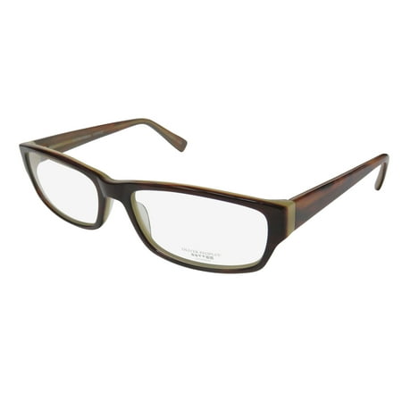 New Oliver Peoples Boon Mens/Womens Designer Full-Rim Brown Signature Emblem Upscale Frame Demo Lenses 55-17-135 Eyeglasses/Glasses