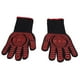 thumbnail image 5 of Guantes ignífugos diseño de dedo independiente material de silicona y poliéster guantes para asar 32 cm/126 pulgadas de largo cómodos y flexibles para horno microondas ANGGREK Otros, 5 of 8