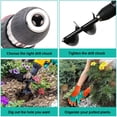 thumbnail image 4 of Garden Snail Ground Snail Twist Drill Bit Garden Handy Planting Tool Plant with Tree, 4 of 5