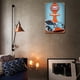 thumbnail image 2 of Placa Metal Vintage Pintura Hierro Rectangular Al Óleo Del Golfo Pared para Bar 30x40cm, 2 of 9
