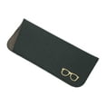 thumbnail image 1 of Estuche para gafas con patrón de lichi de Unique Bargains, almacenamiento portátil para gafas 7"x2.95"x0.59" Verde profundo, 1 of 5