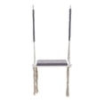 thumbnail image 4 of Asiento columpio interior,Asiento de columpio interior de madera para decoración de habitación de niños,Asiento de columpio interior de madera hecho a mano para niños,Columpio interior Gris, 4 of 9