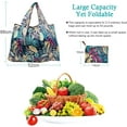 thumbnail image 4 of Holzlrgus Reusable Grocery Bag - Large Foldable Shopping Tote, Eco-Friendly and Durable, Machine Washable Lightweight Design, 4 of 8