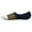 Blue, variant on Women's No Show Socks, Low Cut Invisible Socks with Non-Slip Silicone Grip, Cotton Liner Socks for Loafers, Boat Shoes, Sneakers and Everyday Wear-Black