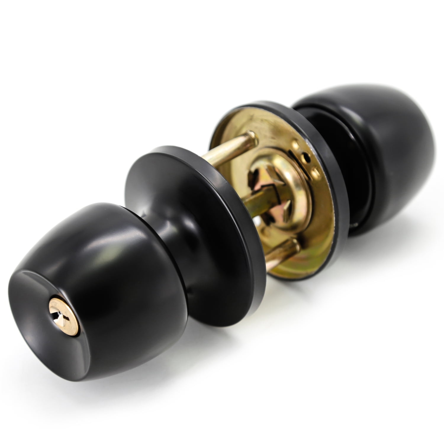Villar Home Designs Door Knob Versa Black Keyed 10 Pack